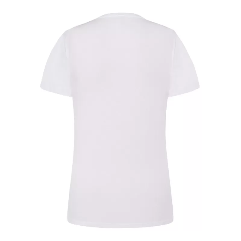 Tee-shirt femme col V coupe cintrée en coton, 145 g/m²