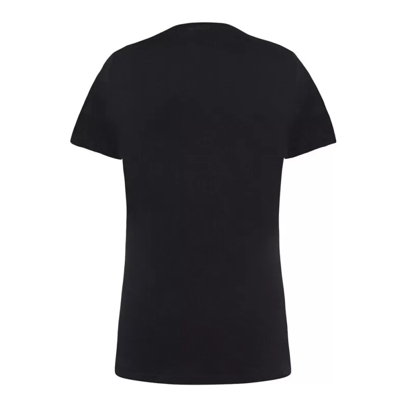 Tee-shirt femme col V coupe cintrée en coton, 145 g/m²