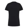 Tee-shirt femme col V coupe cintrée en coton, 145 g/m²