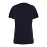 Tee-shirt femme col V coupe cintrée en coton, 145 g/m²