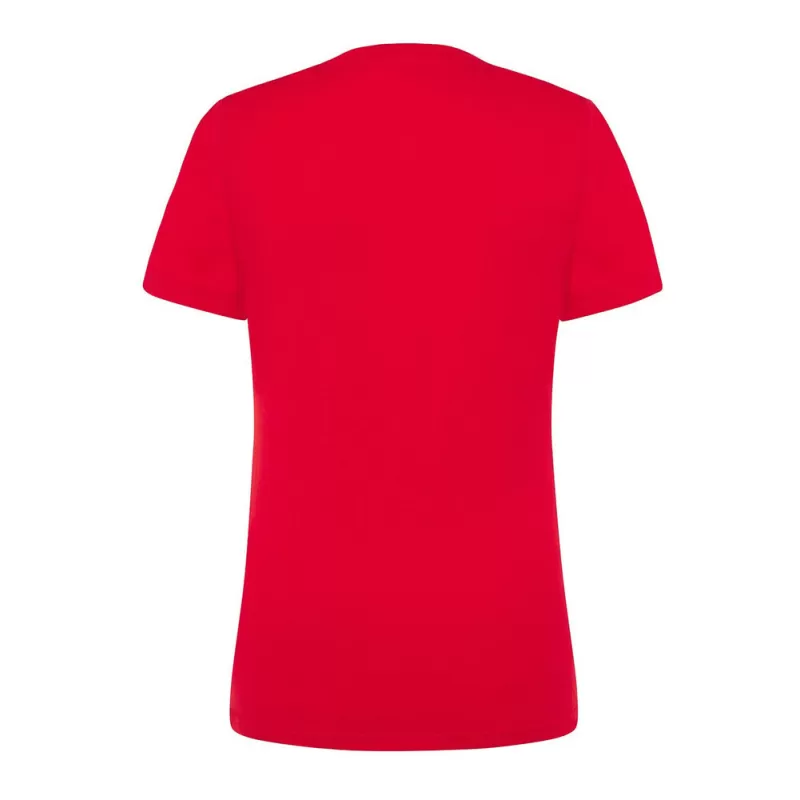 Tee-shirt femme col V coupe cintrée en coton, 145 g/m²
