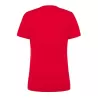 Tee-shirt femme col V coupe cintrée en coton, 145 g/m²