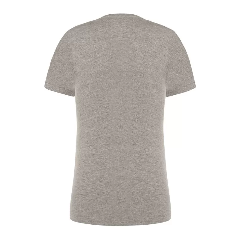 Tee-shirt femme col V coupe cintrée en coton, 145 g/m²