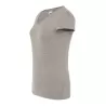 Tee-shirt femme col V coupe cintrée en coton, 145 g/m²