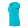 Tee-shirt femme col V coupe cintrée en coton, 145 g/m²