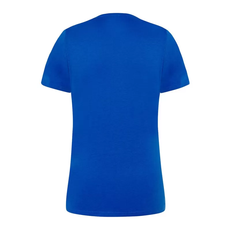 Tee-shirt femme col V coupe cintrée en coton, 145 g/m²