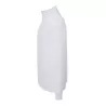 Sweat col montant zippé polyester et coton, intérieur gratté, 290 g/m²