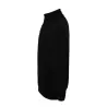 Sweat col montant zippé polyester et coton, intérieur gratté, 290 g/m²