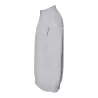 Sweat col montant zippé polyester et coton, intérieur gratté, 290 g/m²