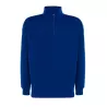 Sweat col montant zippé polyester et coton, intérieur gratté, 290 g/m²