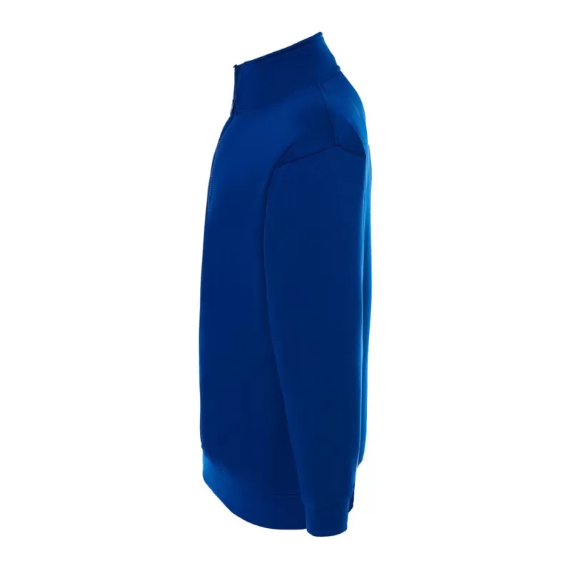 Sweat col montant zippé polyester et coton, intérieur gratté, 290 g/m²