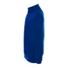 Sweat col montant zippé polyester et coton, intérieur gratté, 290 g/m²