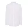 Chemise popeline homme manches longues, col boutonné, poche côté coeur, 100 g/m²