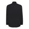 Chemise popeline homme manches longues, col boutonné, poche côté coeur, 100 g/m²