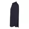 Chemise popeline homme manches longues, col boutonné, poche côté coeur, 100 g/m²