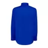 Chemise popeline homme manches longues, col boutonné, poche côté coeur, 100 g/m²