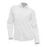 Chemise femme Oxford manches longues, coupe cintrée, 115 g/m²