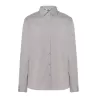 Chemise femme Oxford manches longues, coupe cintrée, 115 g/m²