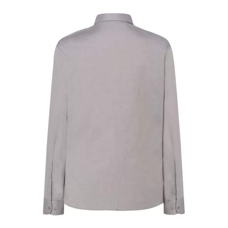 Chemise femme Oxford manches longues, coupe cintrée, 115 g/m²