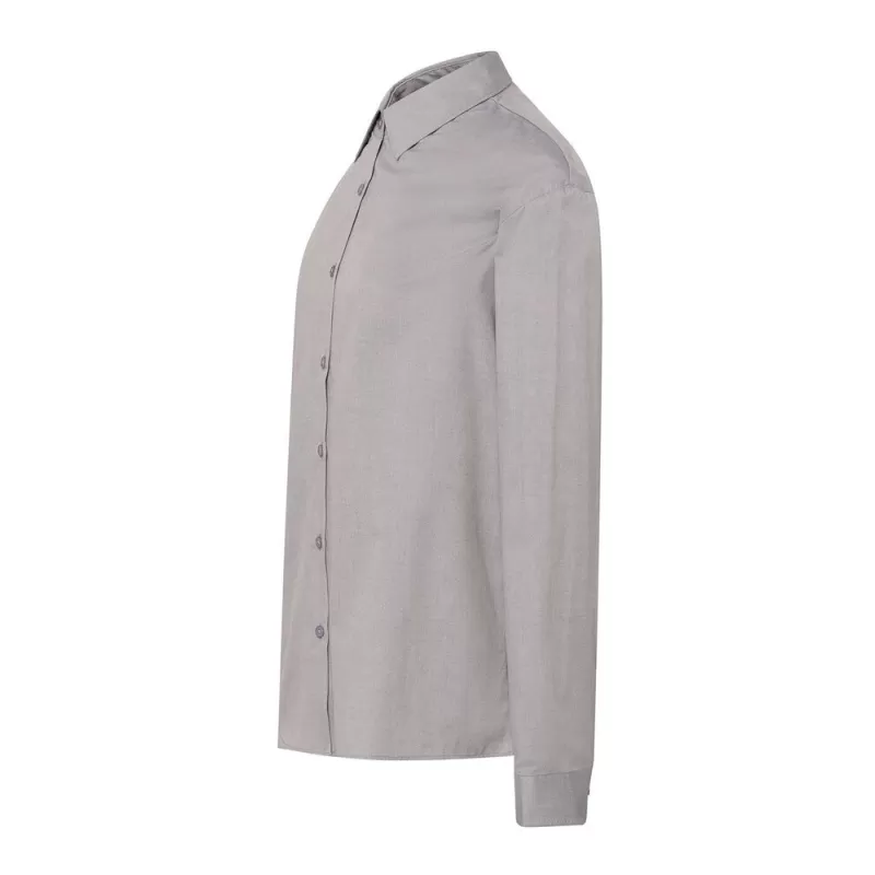 Chemise femme Oxford manches longues, coupe cintrée, 115 g/m²