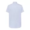 Chemise homme Oxford manches courtes, col boutonné, poche côté coeur, 115 g/m²