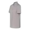 Chemise femme Oxford manches courtes, coupe cintrée, 115 g/m²