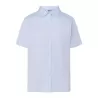 Chemise femme Oxford manches courtes, coupe cintrée, 115 g/m²