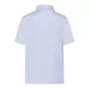 Chemise femme Oxford manches courtes, coupe cintrée, 115 g/m²