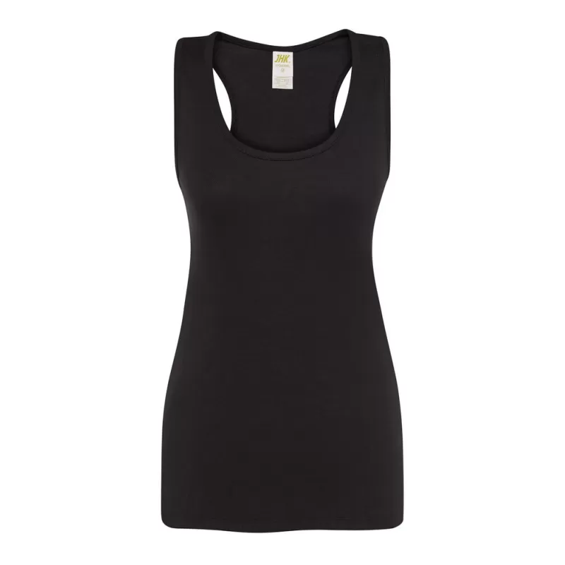 Débardeur de sport femme en polyester dos nageur, coupe ajustée, 130 g/m²
