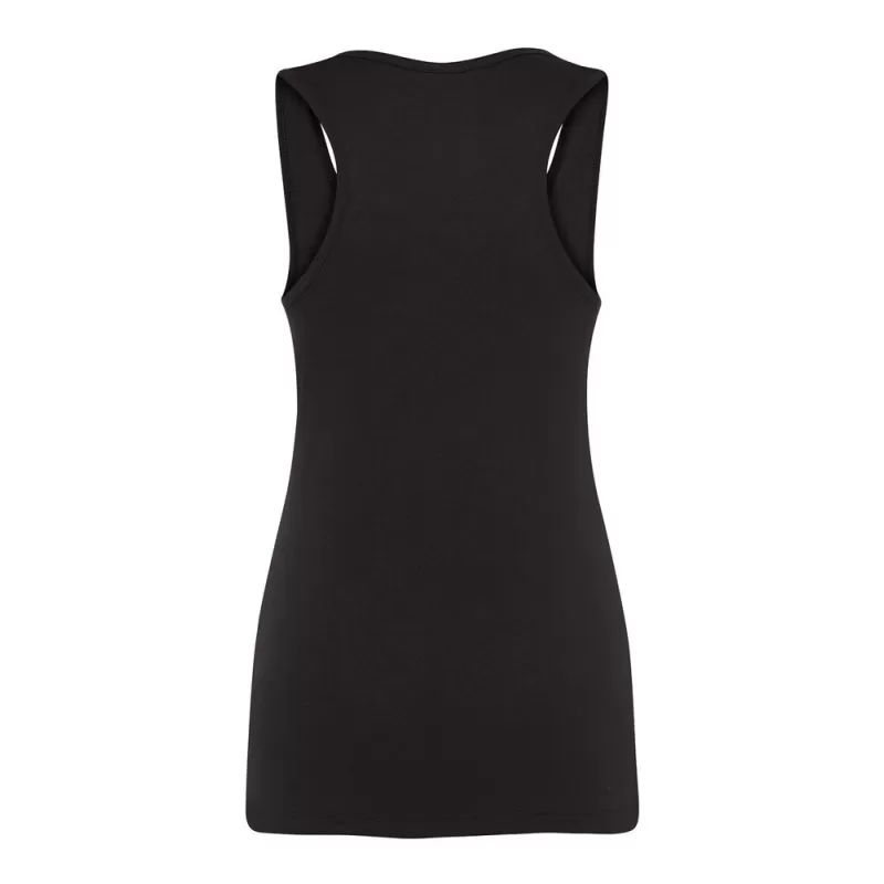 Débardeur de sport femme en polyester dos nageur, coupe ajustée, 130 g/m²