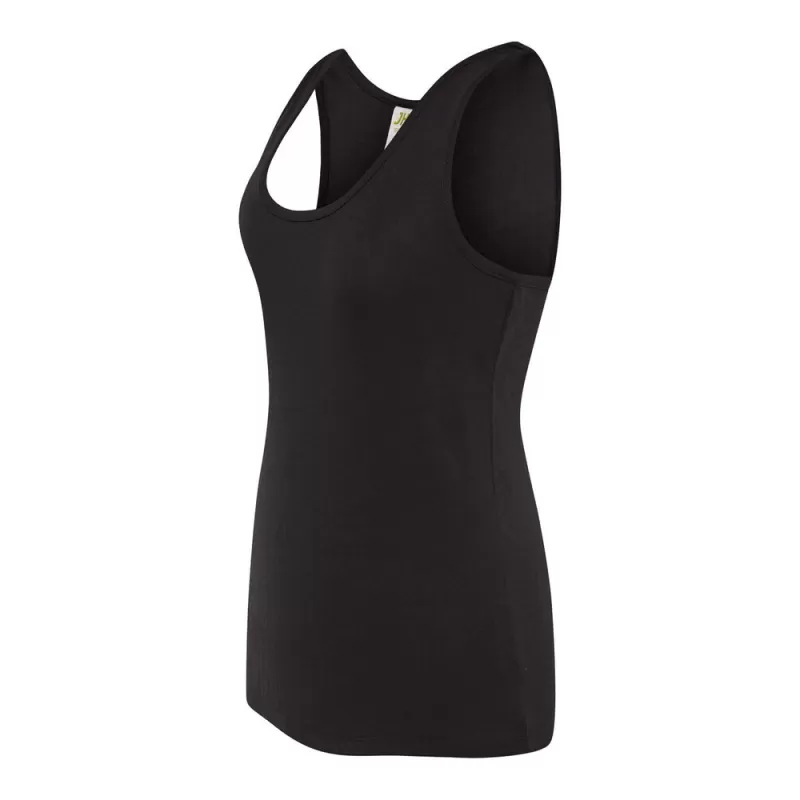 Débardeur de sport femme en polyester dos nageur, coupe ajustée, 130 g/m²
