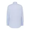 Chemise homme Oxford manches longues, col boutonné, poche côté coeur, 115 g/m²