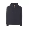 Sweat à capuche zippé en coton biologique et polyester recyclé, 275 g/m²