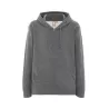 Sweat à capuche zippé en coton biologique et polyester recyclé, 275 g/m²