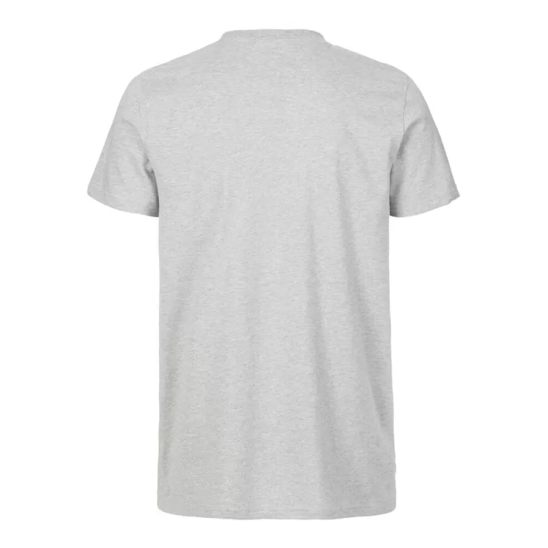 Tee-shirt en coton recyclé col rond, manches courtes, 180 g/m²