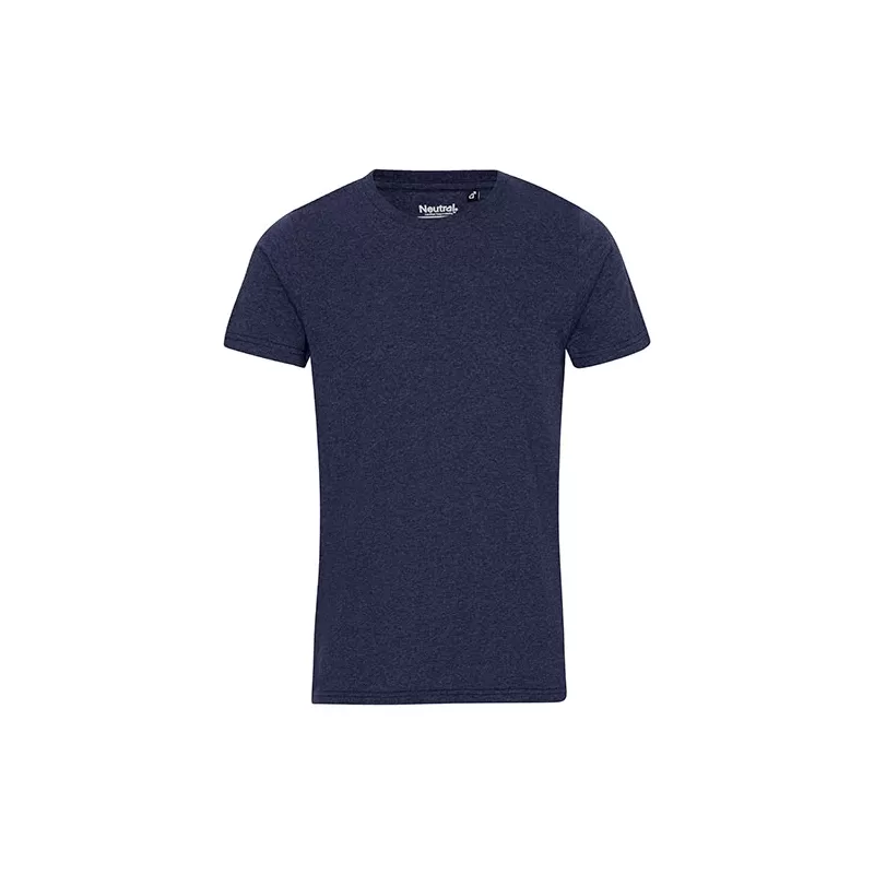 Tee-shirt en coton recyclé col rond, manches courtes, 180 g/m²