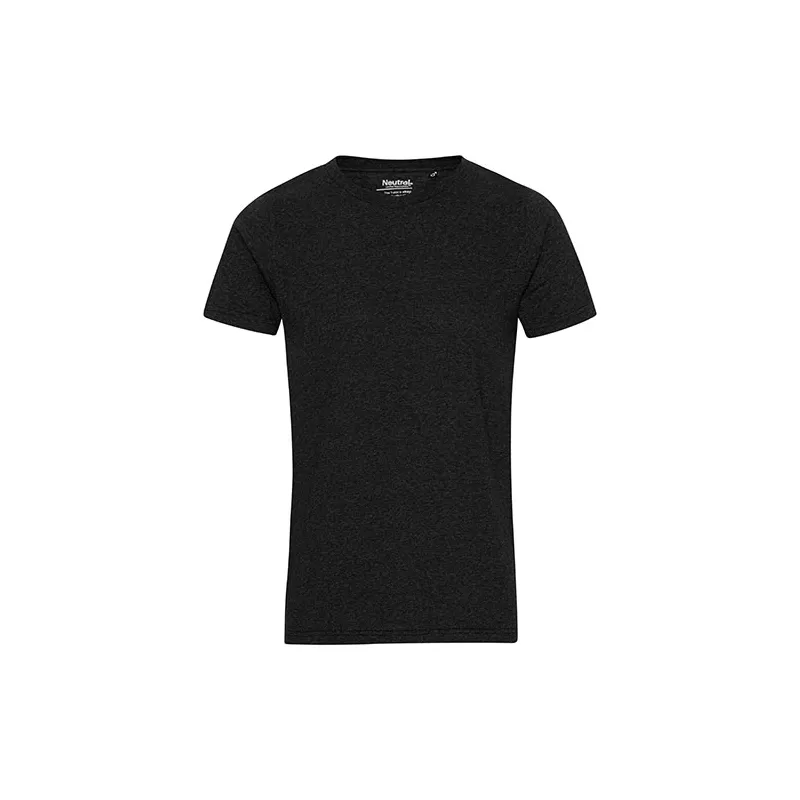 Tee-shirt en coton recyclé col rond, manches courtes, 180 g/m²