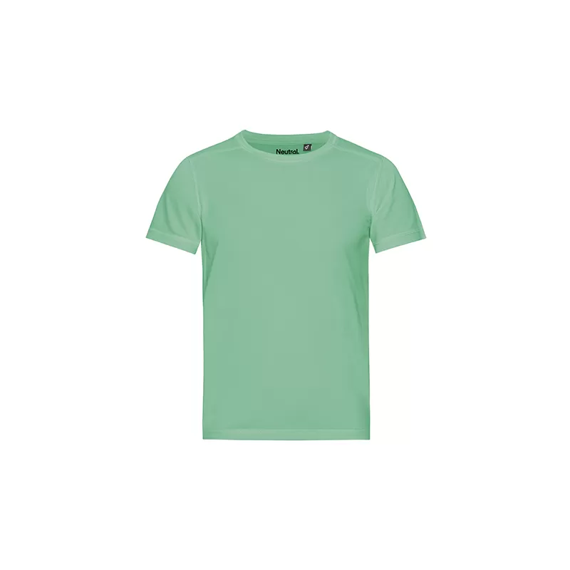 T-shirt enfant respirant en polyester recyclé, séchage rapide, 155 g/m²