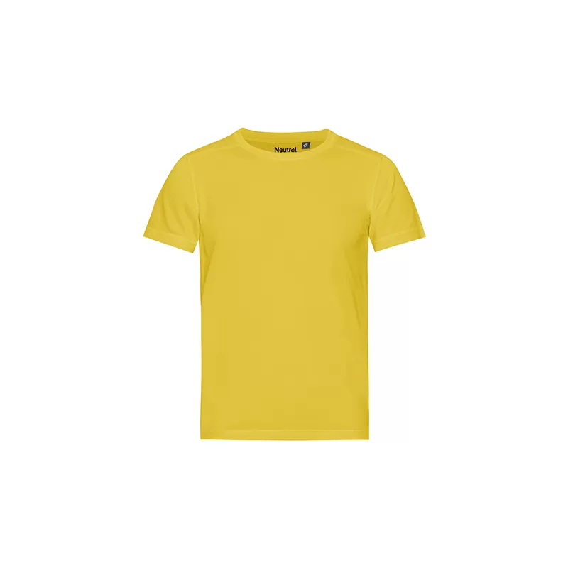 T-shirt enfant respirant en polyester recyclé, séchage rapide, 155 g/m²