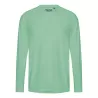 T-shirt de sport manches longues en polyester recyclé, séchage rapide, 155 g/m²