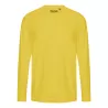 T-shirt de sport manches longues en polyester recyclé, séchage rapide, 155 g/m²