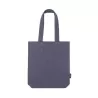Sac shopping anses longues en sergé recyclé coton et polyester, 210 g/m²