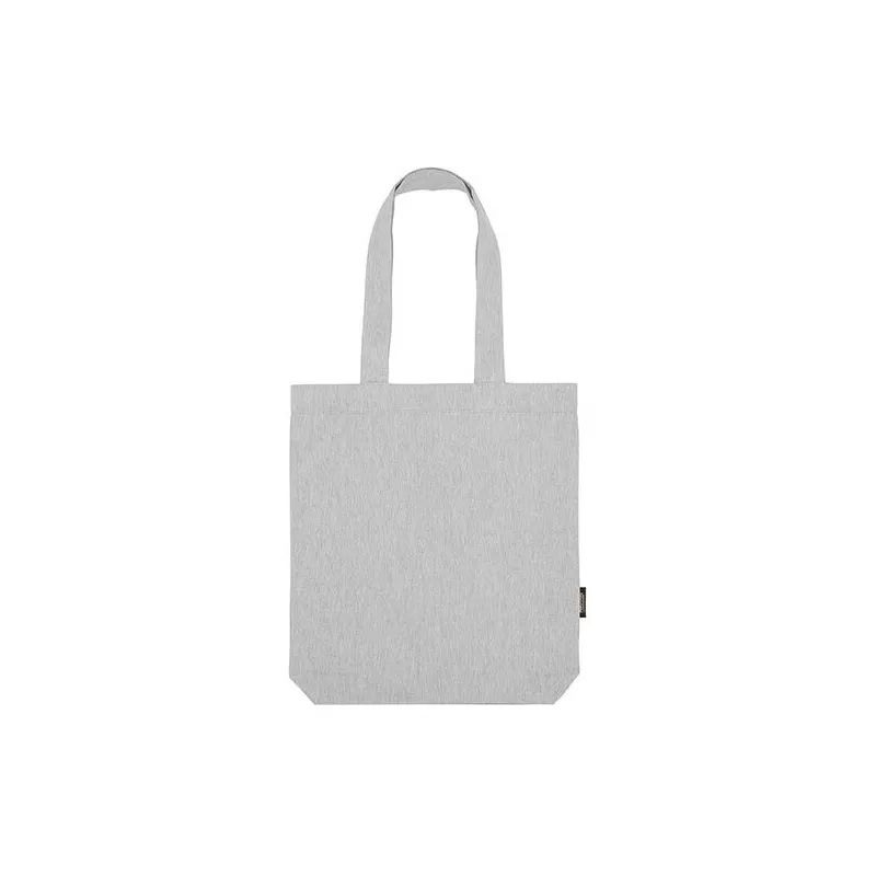 Sac shopping anses longues en sergé recyclé coton et polyester, 210 g/m²