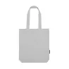Sac shopping anses longues en sergé recyclé coton et polyester, 210 g/m²