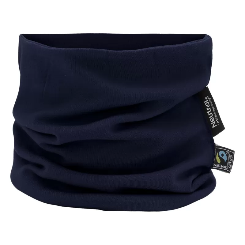 Tour de cou Snood doublé en coton organique, maille Interlock, 200 g/m²