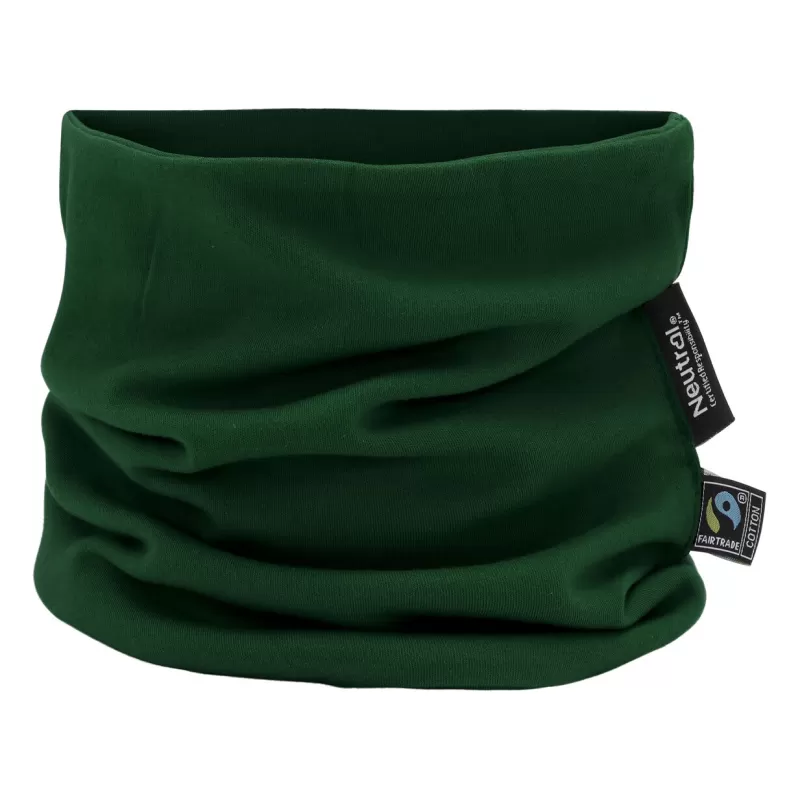Tour de cou Snood doublé en coton organique, maille Interlock, 200 g/m²