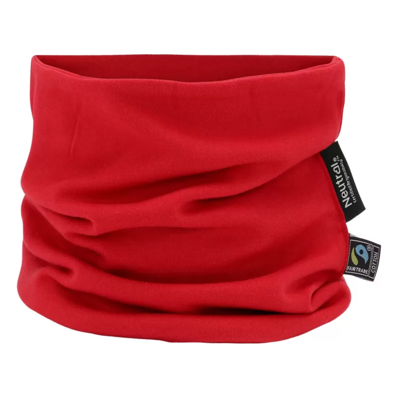 Tour de cou Snood doublé en coton organique, maille Interlock, 200 g/m²