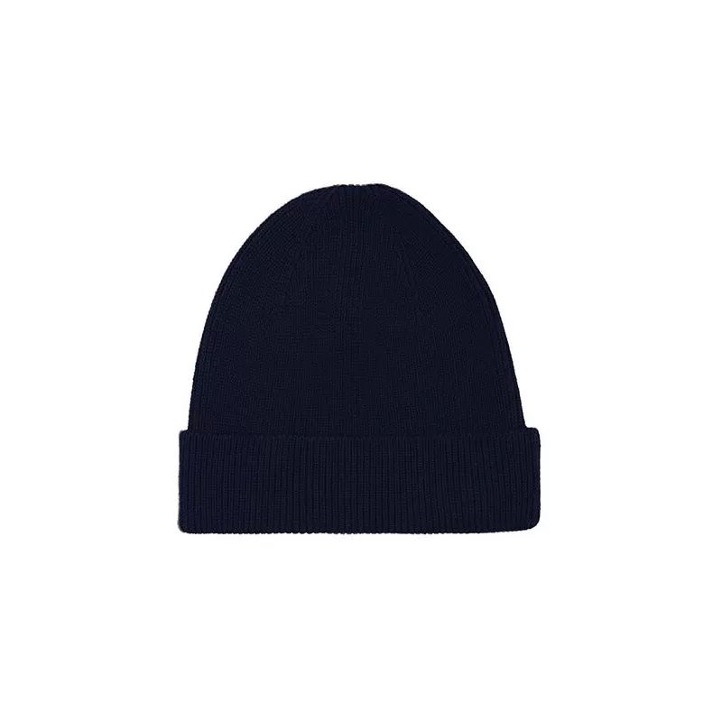 Bonnet à revers en coton biologique brossé, double couche