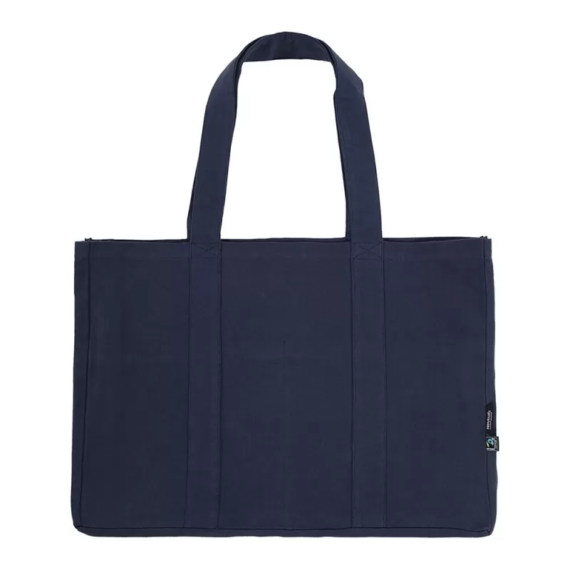 Sac de plage en coton organique Fairtrade, sangles multifonctionnelles, 300 g/m²