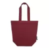Sac shopping en coton organique avec fermeture zippée, 300 g/m²
